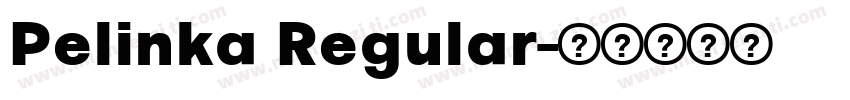 Pelinka Regular字体转换